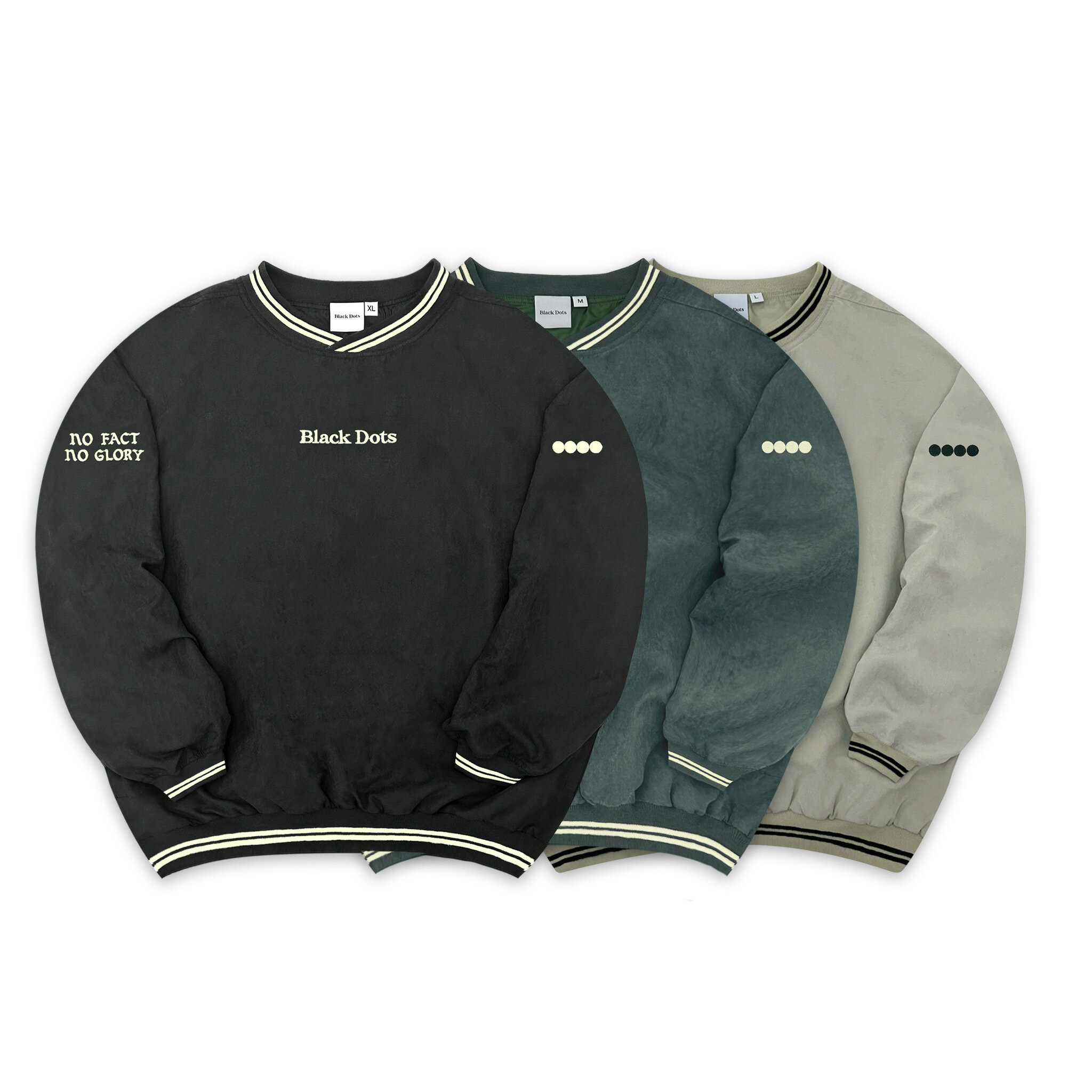 Black Dots [NO GLORY] PULLOVER TOPS