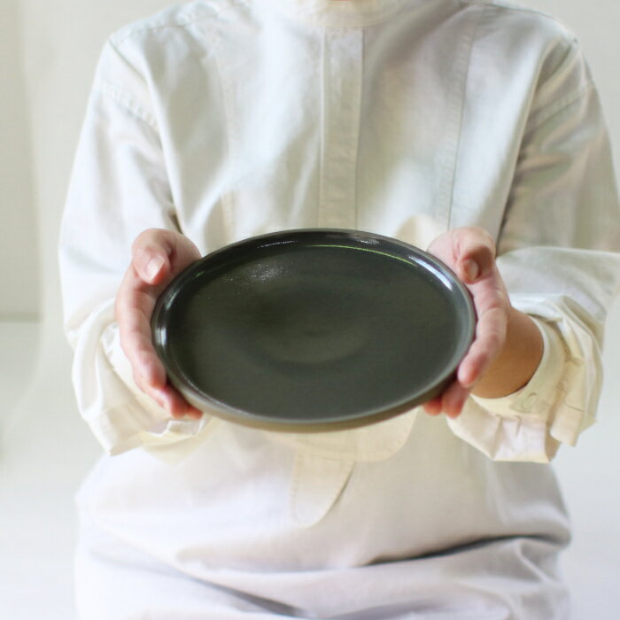 乐天商城 - HASAMI PORCELAIN（ハサミポーセリン）THE GREY COLLECTION[プレート HDG103][plate DarkGray ダークグレー 食器 シンプル 波佐見焼 モダン デザイン]