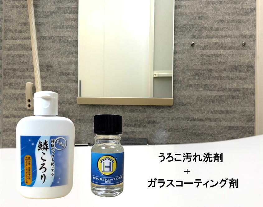 鱗取り 水垢取り ガラスコーティング 5年耐久 プロ仕様 業務用 水垢落とし ウロコ取り 水あか取り うろ..