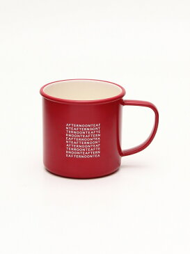 [Rakuten Fashion]ロゴ柄樹脂マグカップ Afternoon Tea アフタヌーンティー・リビング 生活雑貨 キッチン/ダイニング レッド グレー ベージュ