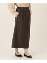 【SALE/30%OFF】ジョーゼットIラインスカート Afternoon Tea LIVING アフタヌーンティー・リビング パンツ その他のパンツ ブラック...