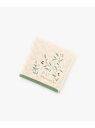 【SALE/20%OFF】リーフ刺繍ミニタオル Afternoon Tea LIVING アフタヌーンティー・リビング ファッション雑貨 ハンカチ・ハンドタオル...