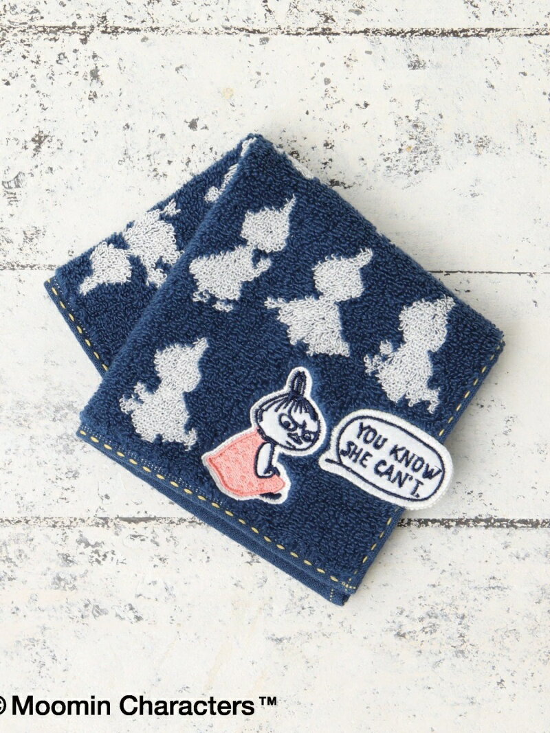 Moomin×AfternoonTea/ジャカードミニタオル Afternoon Tea LIVING アフタヌーンティー・リビング インテリア・生活雑貨 その他のインテリア・生活雑貨 ネイビー ホワイト レッド[Rakuten Fashion]のサムネイル