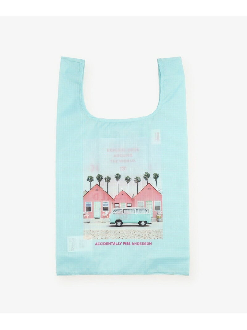 ポケッタブルショッピングバッグM/バン/Accidentally Wes Anderson Afternoon Tea LIVING アフタヌーンティー・リビング バッグ エコバッグ・サブバッグ グリーン[Rakuten Fashion]のサムネイル