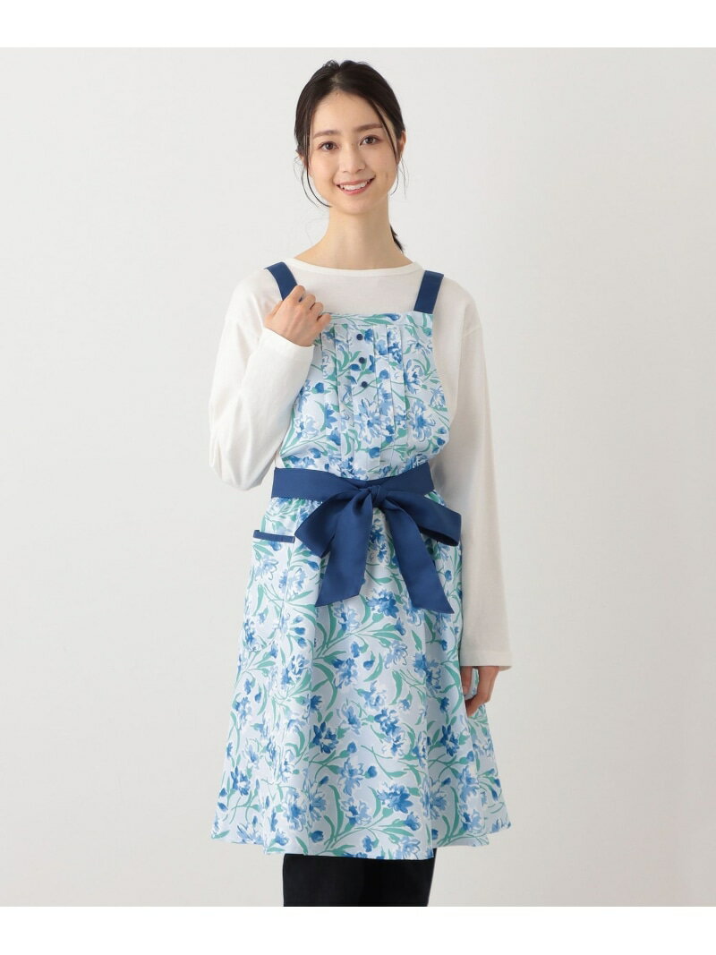 【SALE／30%OFF】水彩フラワーエプロン Afternoon Tea LIVING アフタヌーンティー・リビング 食器・調理器具・キッチン用品 エプロン ピンク ブルー【RBA_E】[Rakuten Fashion]のサムネイル
