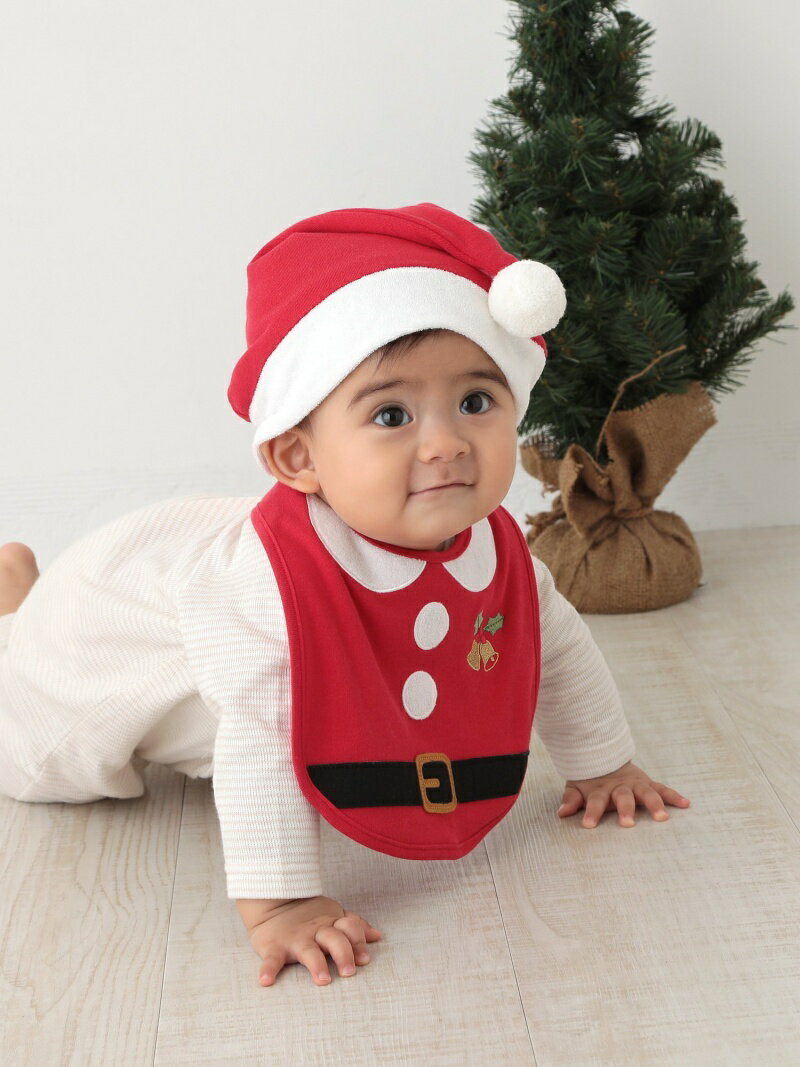 サンタクロースなりきりスタイ Afternoon Tea アフタヌーンティー・リビング マタニティウェア・ベビー用品 その他のベビーグッズ レッド[Rakuten Fashion]のサムネイル