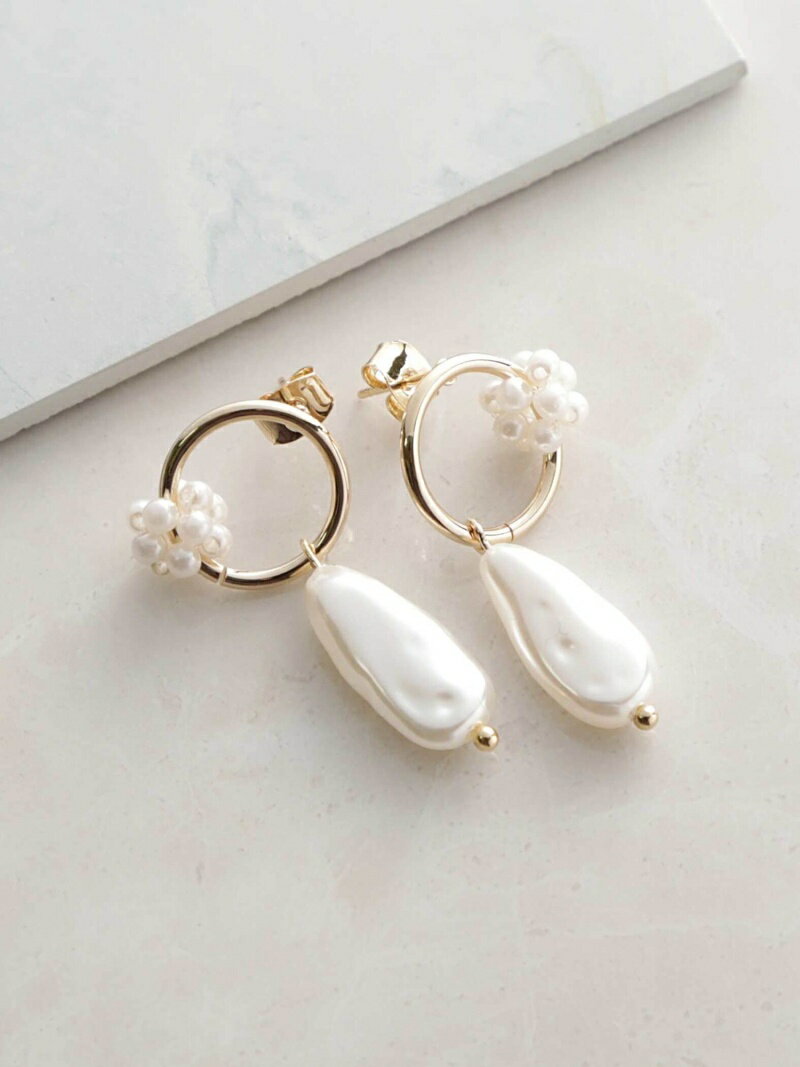 【SALE／50%OFF】樹脂パールピアス Afternoon Tea LIVING アフタヌーンティー・リビング アクセサリー・腕時計 ピアス ゴールド【RBA_E】[Rakuten Fashion]