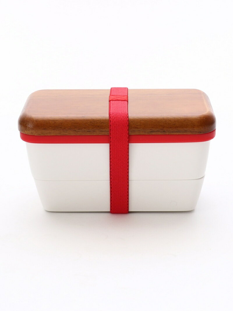 【SALE／50%OFF】オリジナル2段ランチボックス Afternoon Tea LIVING アフタヌーンティー・リビング 食器・調理器具・キッチン用品 その他の食器・調理器具・キッチン用品 レッド ブラック【RBA_E】[Rakuten Fashion]のサムネイル
