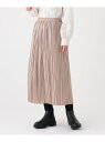 【SALE/30%OFF】シャイニープリーツスカート Afternoon Tea LIVING アフタヌーンティー・リビング パンツ その他のパンツ グレー ベ...