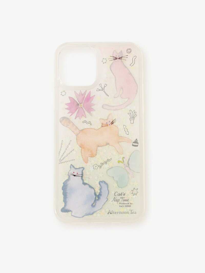 【SALE／30%OFF】オイルインiPhone12ケース/Cat's NapTime/岡本果倫 Afternoon Tea LIVING アフタヌーンティー・リビング スマホグッズ・オーディオ機器 スマホ・タブレット・PCケース/カバー【RBA_E】[Rakuten Fashion]