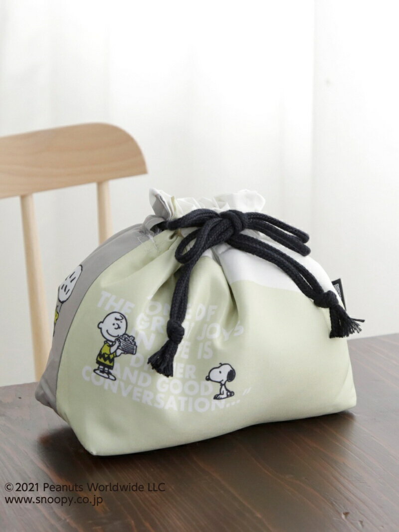 【SALE／20%OFF】PEANUTS/巾着ランチバッグ Afternoon Tea LIVING アフタヌーンティー・リビング 食器・調理器具・キッチン用品 その他の食器・調理器具・キッチン用品 レッド【RBA_E】[Rakuten Fashion]のサムネイル