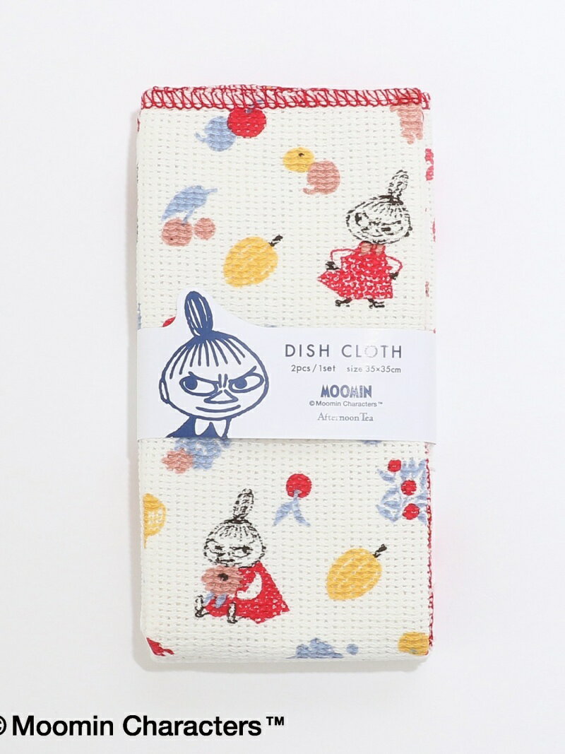 【SALE／27%OFF】Moomin×Afternoon Tea/ディッシュクロス Afternoon Tea LIVING アフタヌーンティー・リビング 食器・調理器具・キッチン用品 その他の食器・調理器具・キッチン用品 レッド ブルー【RBA_E】[Rakuten Fashion]のサムネイル