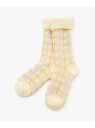 【SALE/35%OFF】チェック裏起毛ソックス Afternoon Tea LIVING アフタヌーンティー・リビング インナー・ルームウェア パジャマ ベー...