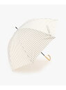 【SALE/30%OFF】先染めストライプ晴雨兼用長傘 日傘 Afternoon Tea LIVING アフタヌーンティー・リビング ファッション雑貨 折りたた...
