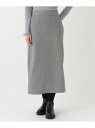 【SALE/37%OFF】千鳥格子起毛ストレッチスカート Afternoon Tea LIVING アフタヌーンティー・リビング パンツ その他のパンツ グレー...