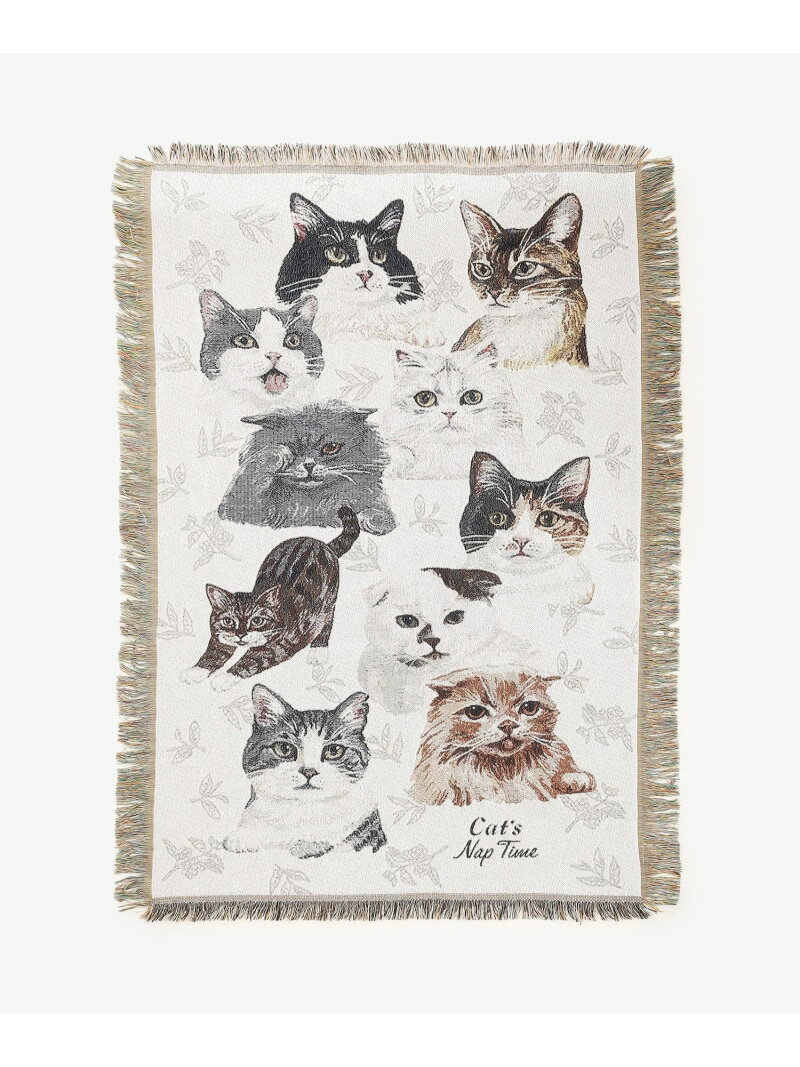 【SALE／37%OFF】マルチファブリックL/Cat s NapTime Afternoon Tea LIVING アフタヌーンティー・リビング インテリア・生活雑貨 カーペット・ラグ・マット ベージュ【RBA_E】【送料無料】[Rak…