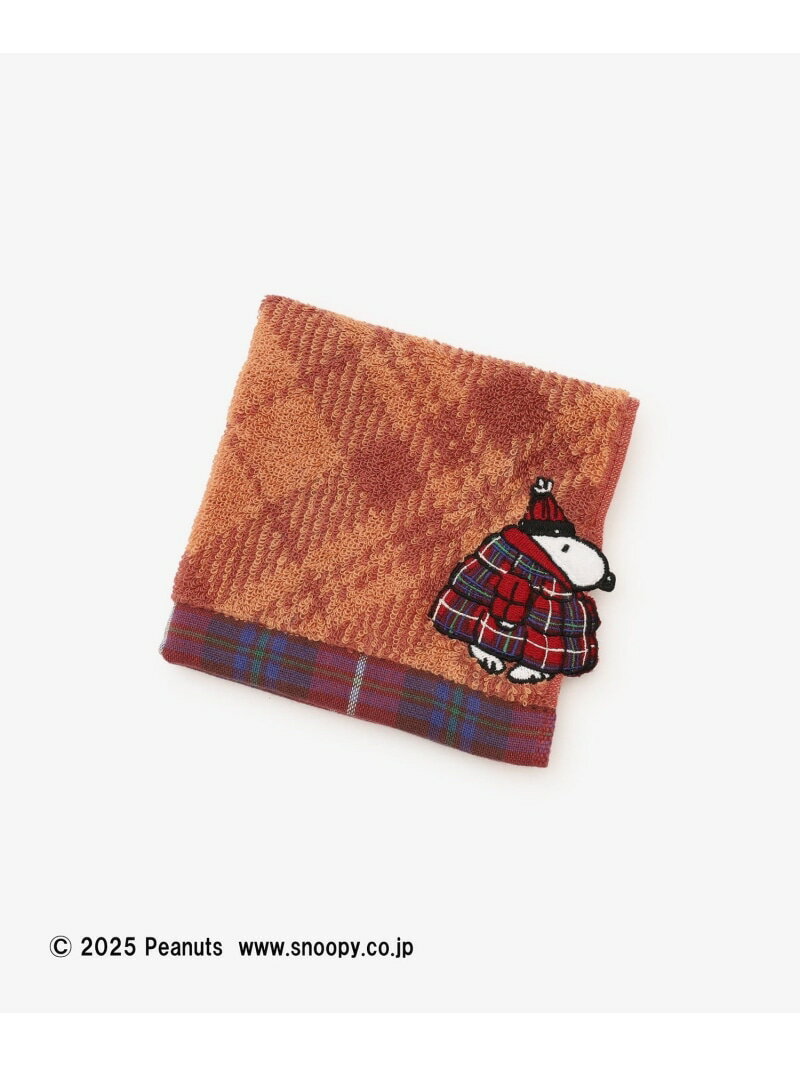 ミニタオル/PEANUTS/Afternoon Tea Original Tartans Afternoon Tea LIVING アフタヌーンティー・リビング ファッション雑貨 ハンカチ・ハンドタオル オレンジ[Rakuten Fashion]のサムネイル