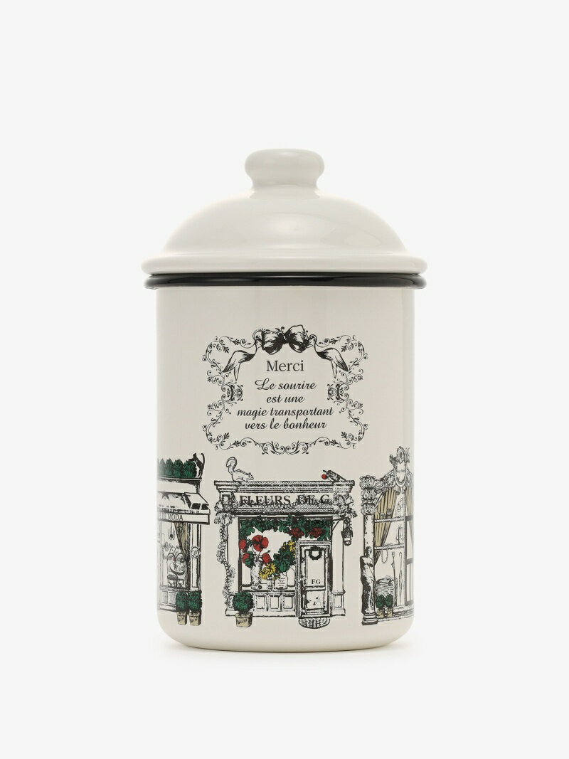 【SALE／30%OFF】ホーローキャニスター/gobe Afternoon Tea LIVING アフタヌーンティー・リビング 食器・調理器具・キッチン用品 その他の食器・調理器具・キッチン用品 ホワイト【RBA_E】[Rakuten Fashion]のサムネイル