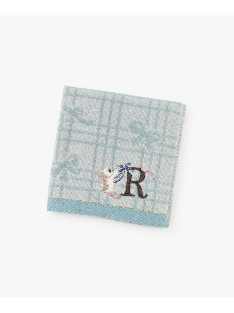 イニシャルミニタオル Afternoon Tea LIVING アフタヌーンティー・リビング ファッション雑貨 ハンカチ..