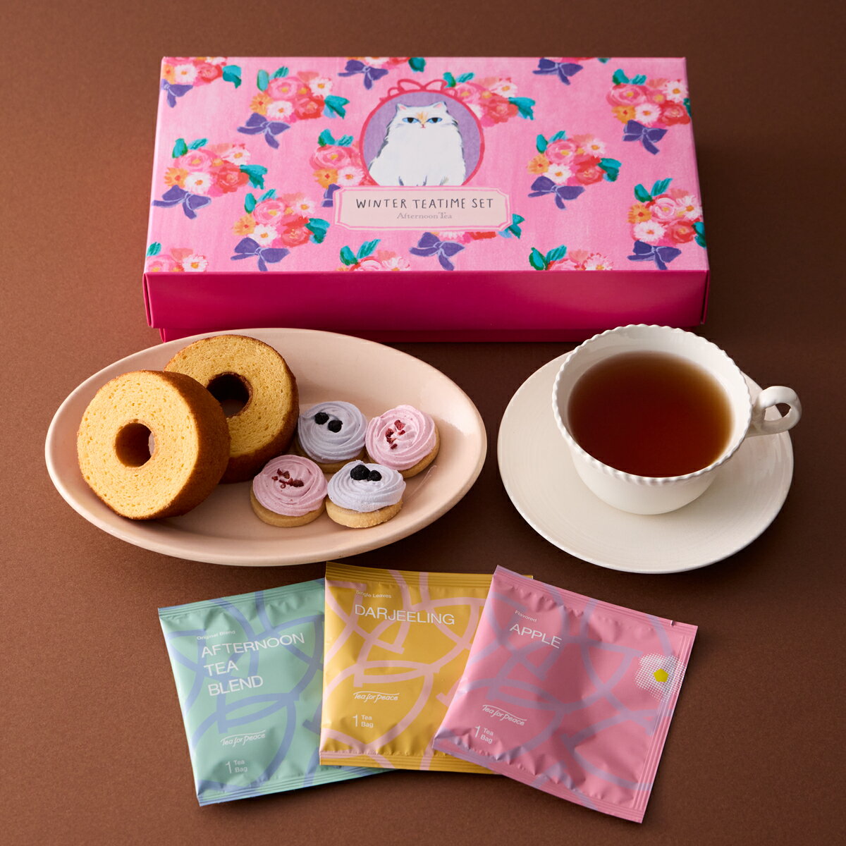 ウィンターティータイムセット【アフタヌーンティー・ティールーム】【ウィンターティータイムセットギフト 紅茶 焼き菓子 詰め合わせ】のサムネイル