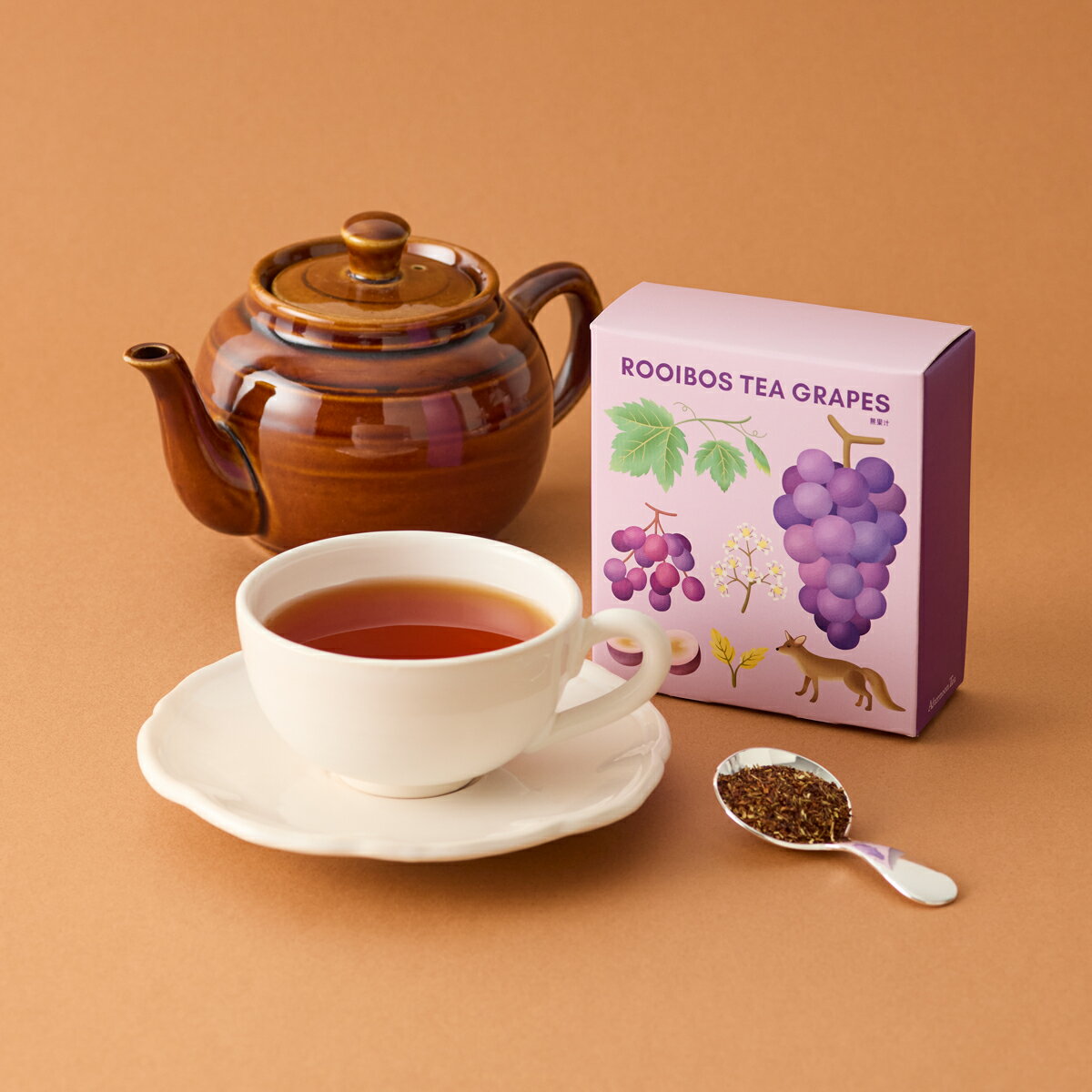 グレープルイボス【アフタヌーンティー・ティールーム】【ルイボスティー ティーバッグ ギフト ルイボスティー　フレーバーティー　ルイボスティー ティーバッグ かわいい】のサムネイル