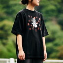 【AFURI】阿夫利 / 御朱印 タイポグラフィTシャツ(BLACK) / オリジナルTシャツ ティーシャツ 限定 店舗 おうち ギフト お祝い 贈り物