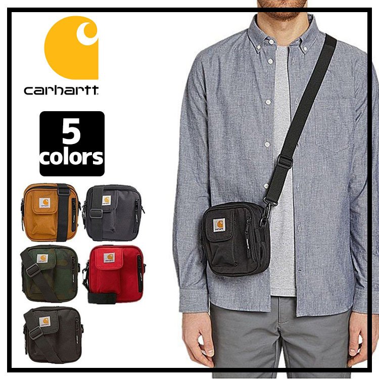 楽天violet store【ポイントアップ10倍】 カーハート ショルダーバッグ carhartt WIP ESSENTIALS BAG SMALL エッセンシャルバッグ スモール ミニショルダーバッグ 斜めがけ メンズ レディース ポーチ 小さめ スクエア I006285