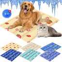 ペット ひんやりマット 犬 クールマット 大型犬 猫 冷感マット ひんやり ペット用冷却パッド 接触涼感 折り畳める 防水 冷えマット 繰り返し利用可能 お手入...