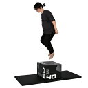 【即納】プライオボックス ソフト 40×50×60cm 昇降台 跳び箱 プライオメトリクス ボックス ジャンプ台 ステップ台 3in1 体幹 トレーニング プレ...