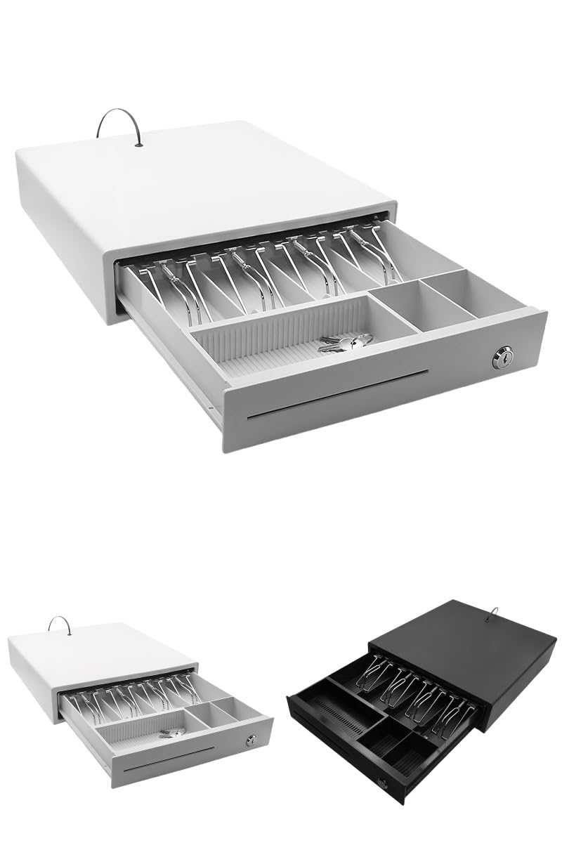 キャッシュドロア 小型 自動 + 手動 エアレジ対応 3札 6硬貨 330 キャッシュ レジスタ ドロワー キャッ..