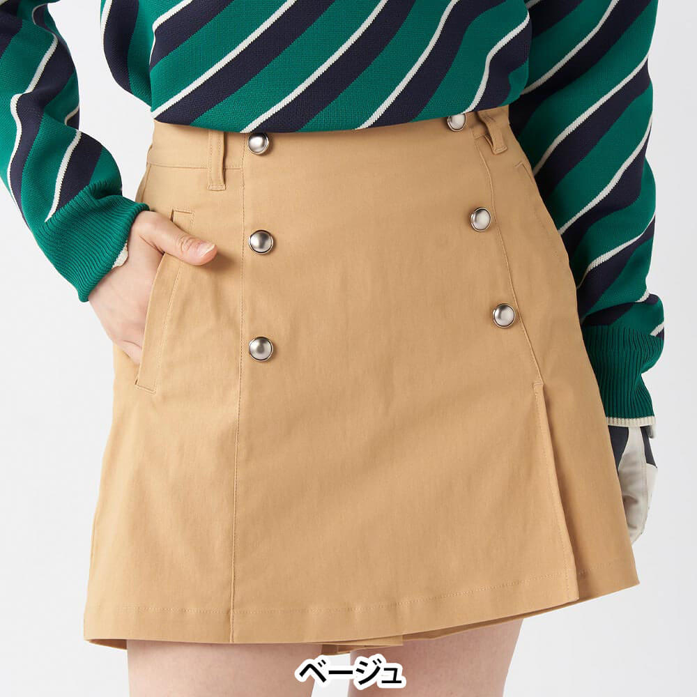 【ブラックフライデー♪最大10000円割引クーポン先行配布中！】　フィラ レディース ラップ キュロットパンツ 795-313 ゴルフウェア [2025年秋冬モデル]