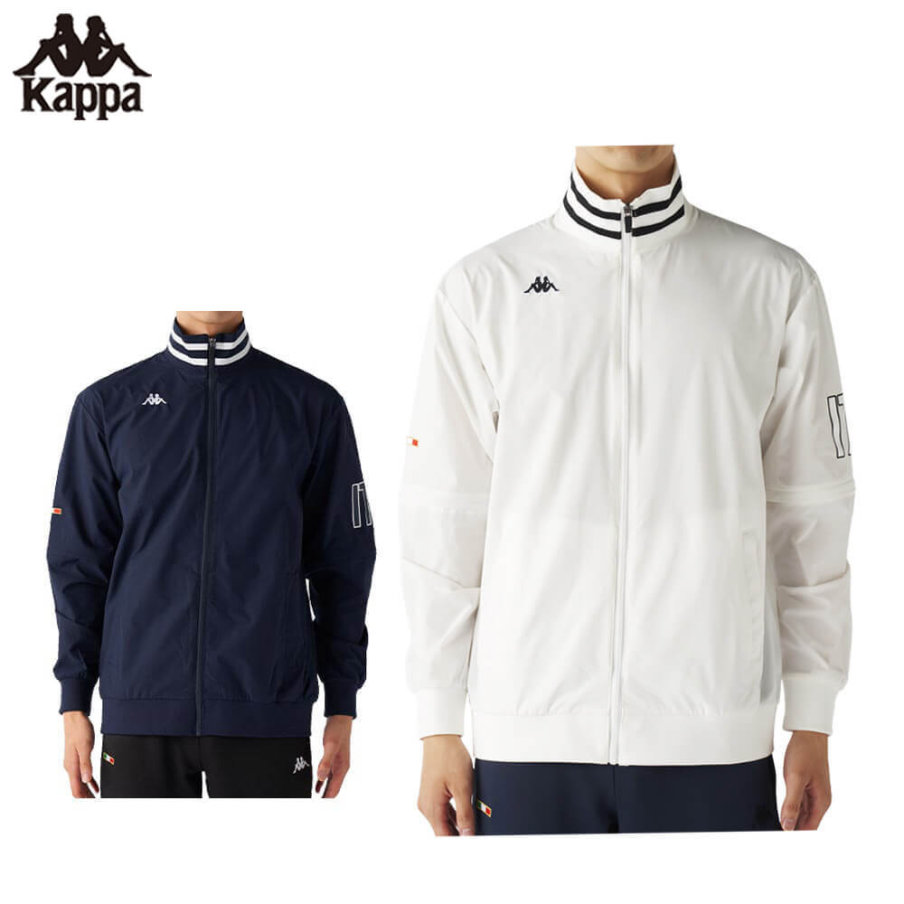 【全品10％割引クーポン配布中！】11/16まで　カッパ メンズ 2WAY フルジップ ウィンドジャケット 635-408 ゴルフウェア [2025年秋冬モデル]