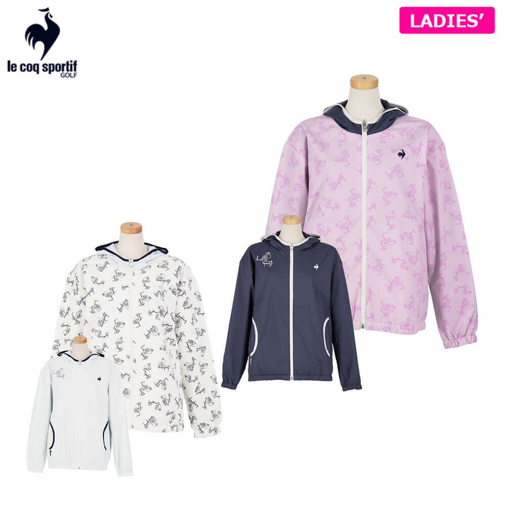 ルコック レディース リバーシブル フーディー 長袖 ブルゾン LG5FWB02L ゴルフウェア [2025年秋冬モデ..