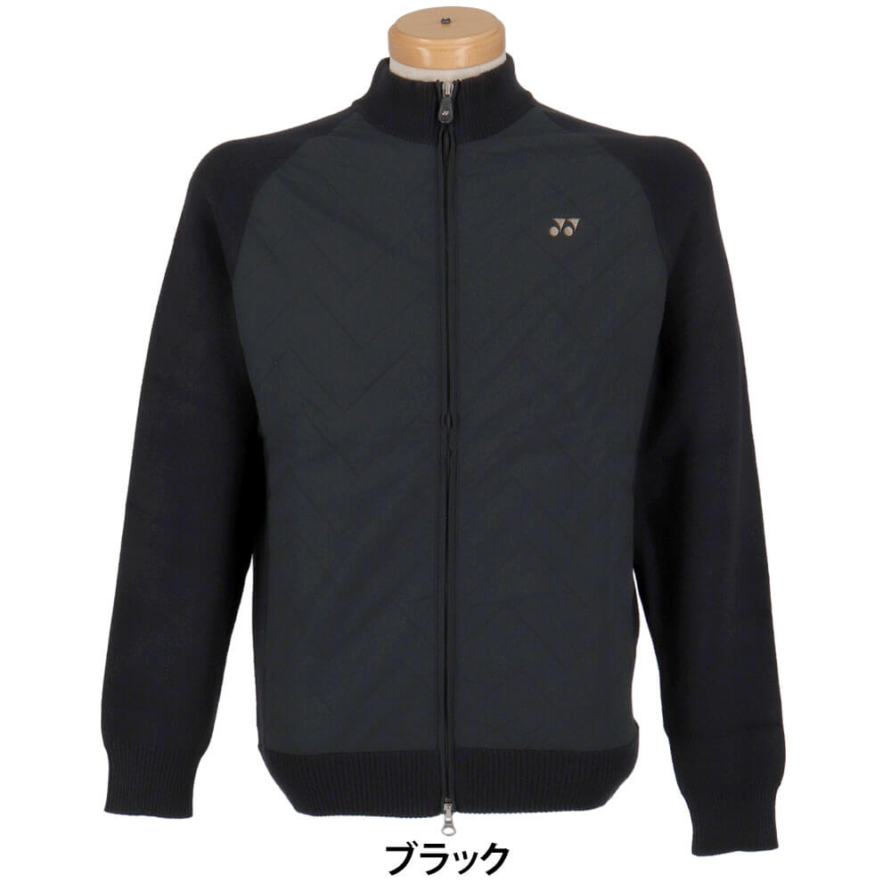 【ほぼ全品P10倍＋秋冬ウェア10％割引クーポン！】11/10まで　【50％OFF】 ヨネックス メンズ 生地切替 中綿 長袖 フルジップ セーター GWF2063 ゴルフウェア [秋冬モデル] 特価
