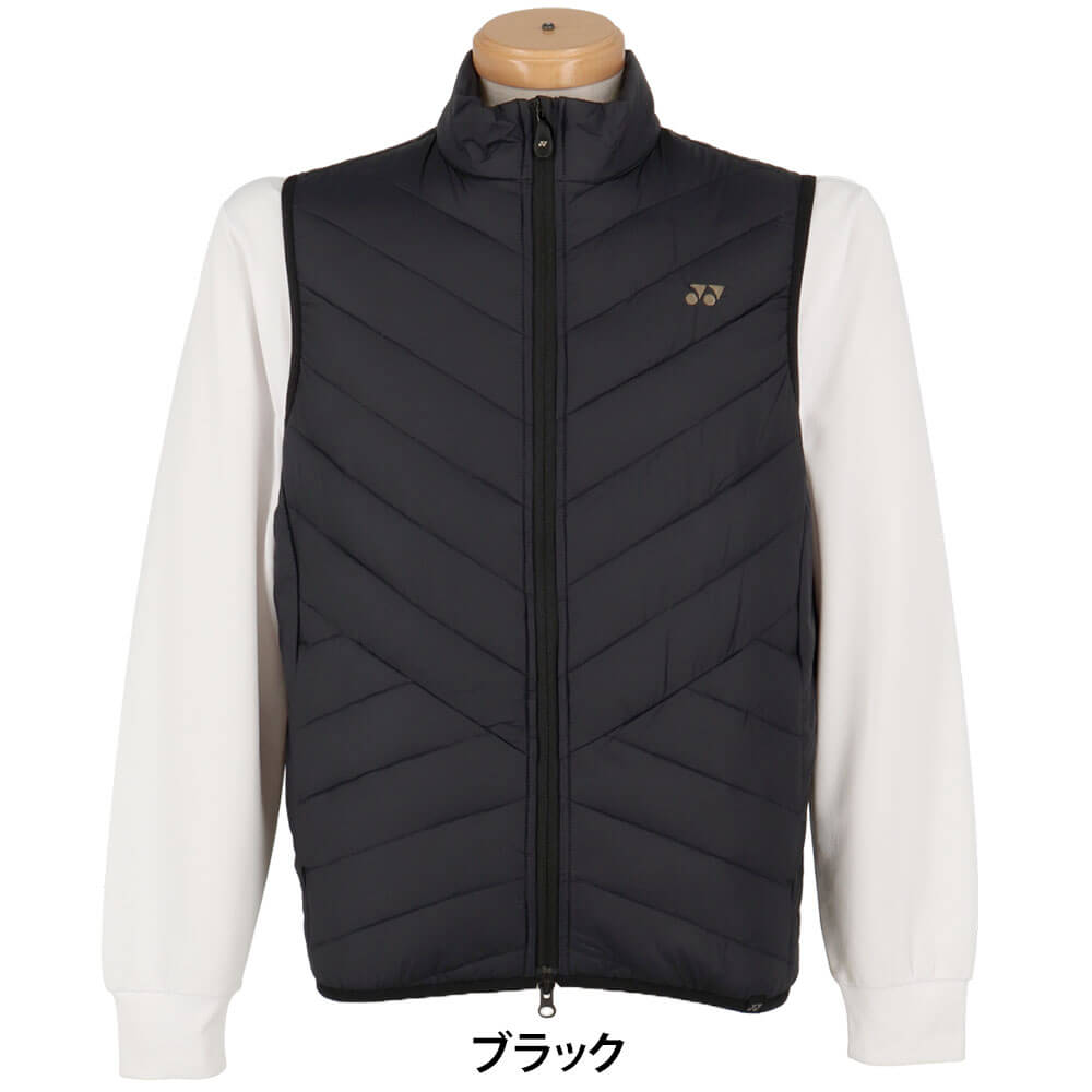 【ブラックフライデー♪最大P10倍＋10000円割引クーポン！】11/26まで　【50％OFF】 ヨネックス メンズ 中綿 フルジップ ベスト GWF9224 ゴルフウェア [秋冬モデル] 特価