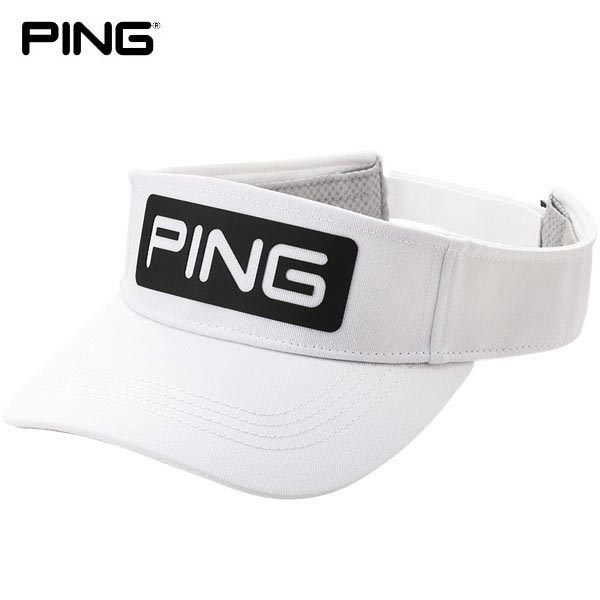 ピン 【土日も休まず営業！】PING ピン メンズ CANDY BAR VISOR キャンディバーバイザー HW-U205 35342-01 White ゴルフウェア