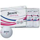 ダンロップ レディース SRIXON SOFT FEEL LADY スリクソン ソフトフィール レディ ゴルフボール 1ダース （12球入り） ホワイト 　