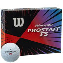 ウィルソン PROSTAFF FS プロスタッフFS ゴルフボール 1ダース（12球入り） ホワイト 特価 【あす楽対応】