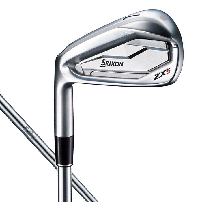 ダンロップ SRIXON スリクソン ZX5 左用・レフティ アイアン　6本セット（＃5〜9、PW）　N.S.PRO 950GH DST スチールシャフト [2020年モデル] 　【あす楽対応】