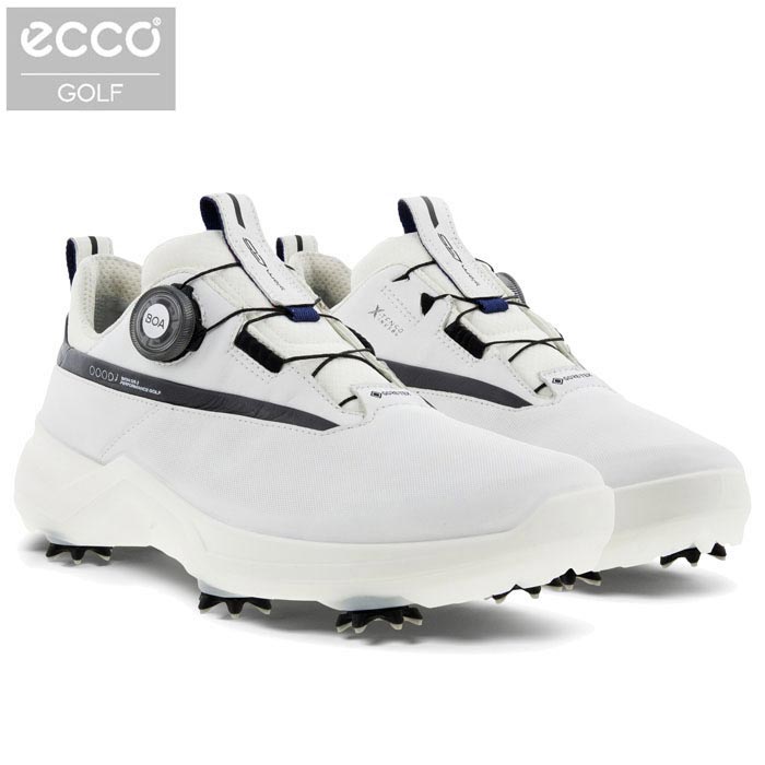 ecco エコー メンズ BIOM G5 BOA バイオム G5 ボア ソフトスパイク ゴルフシューズ 152304 51227 WHITE/BLACK [2022年モデル] 特価　【あす楽対応】 1