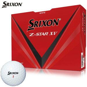 [2023年モデル] ダンロップ　SRIXON スリクソン Z-STAR XV ゼットスター エックスブイ ゴルフボール　1ダース（12球入り）　ホワイト　【あす楽対応】