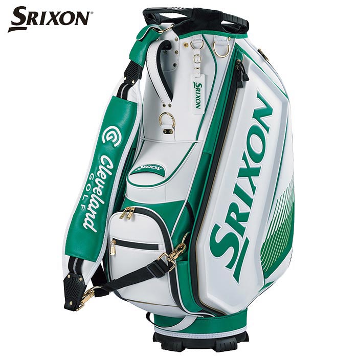 ダンロップ ダンロップ SRIXON スリクソン メンズ ツアープロモデル キャディバッグ GGC-S190L ホワイト/グリーン [2023年モデル]　【あす楽対応】