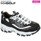 スケッチャーズ レディース GO GOLF D'LITES ディーライツ スパイクレス ゴルフシューズ 123998 BKW BLACK/WHITE 特価　【あす楽対応】