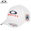 オークリー オークリー メンズ OAKLEY FIXED CAP 23.0 ロゴ刺繍 キャップ FOS901397 100 ホワイト ゴルフウェア [2023年モデル 26％OFF] 特価　【あす楽対応】