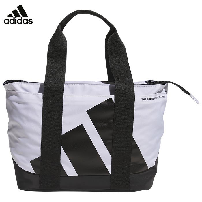 アディダス メンズ ボールドロゴ ラウンドトートバッグ IKC88 IN2777 ホワイト [2024年モデル]