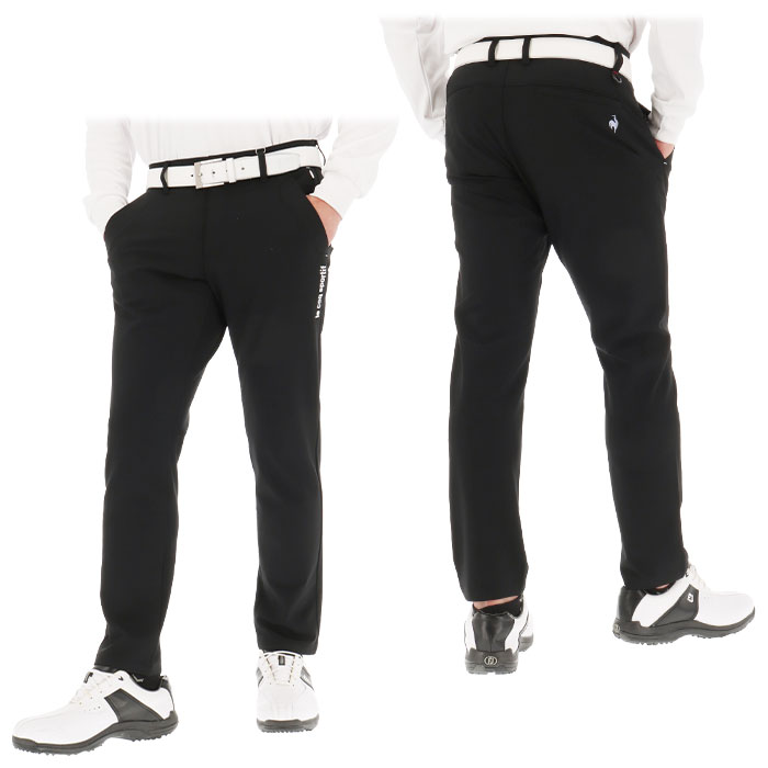 【50％OFF】 ルコック メンズ 撥水 防風 ロゴデザイン ストレッチ テーパード 9分丈 パンツ LG4FLP54M ゴルフウェア [2024年秋冬モデル] 特価