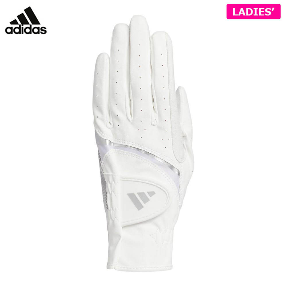 【ブラックフライデー♪最大10000円割引クーポン先行配布中！】 [2025年モデル] アディダス レディース W ADIZERO SINGLE ライト ＆ コンフォート ゴルフグローブ KVH38 JE7156 ホワイト/グレーツー