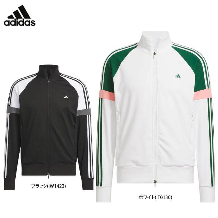 【ブラックフライデー♪最大10000円割引クーポン先行配布中！】 【50％OFF】 アディダス メンズ ULTIMATE365 カラーブロック ツイストニット 長袖 フルジップ トラック ジャケット JTX75 [2024年モデル] ゴルフウェア [秋冬モデル] 特価