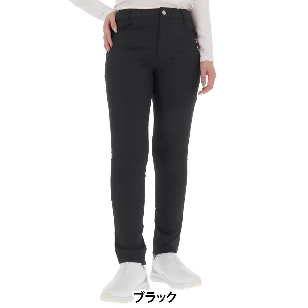 ニューバランス レディース ロゴ刺繍 ストレッチ スリム ロングパンツ 012-5231501 ゴルフウェア [2025年秋冬モデル]