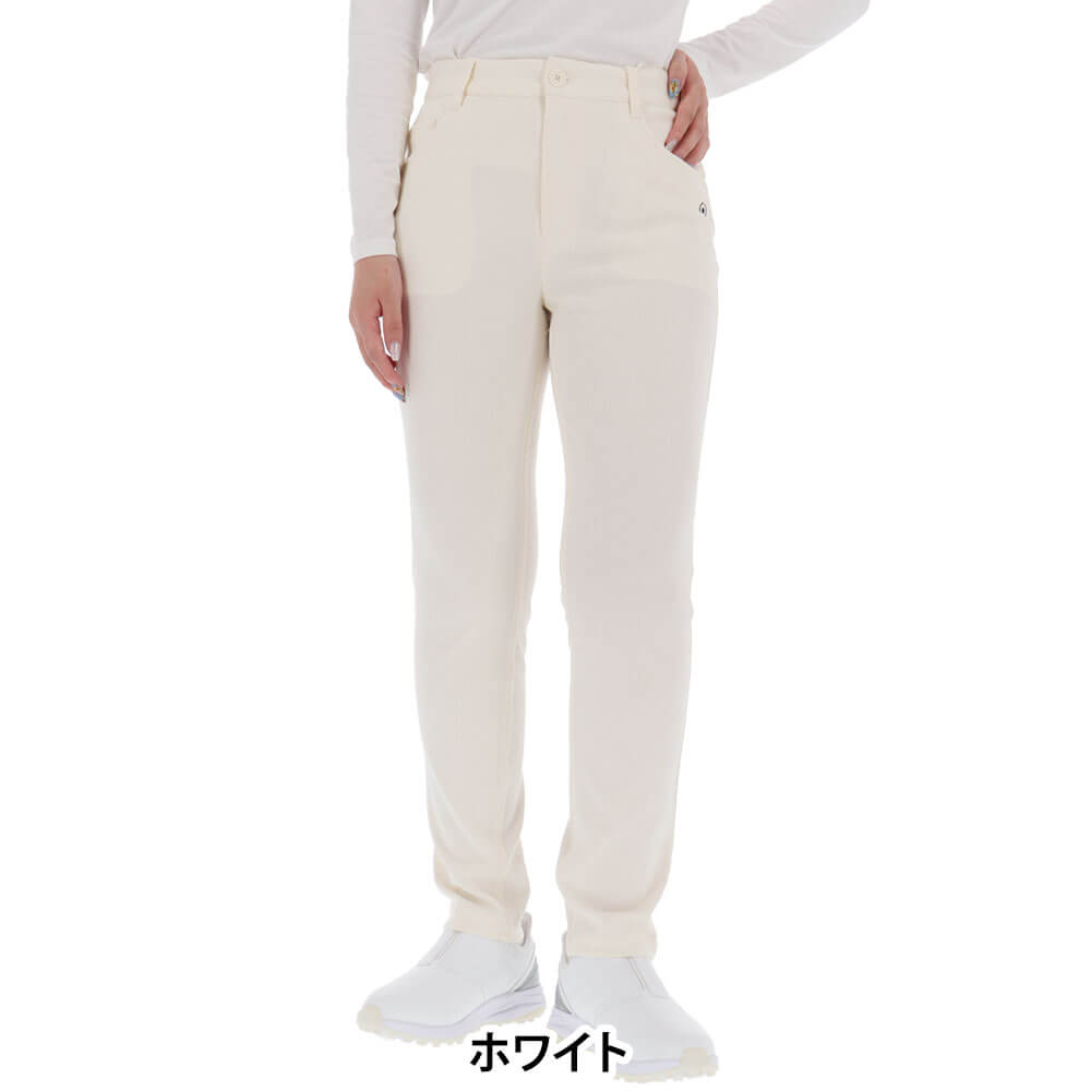 【ブラックフライデー♪最大10000円割引クーポン先行配布中！】　【50％OFF】 ピンゴルフ レディース テーパードパンツ 622-4231900 [2024年モデル] ゴルフウェア [秋冬モデル] 特価
